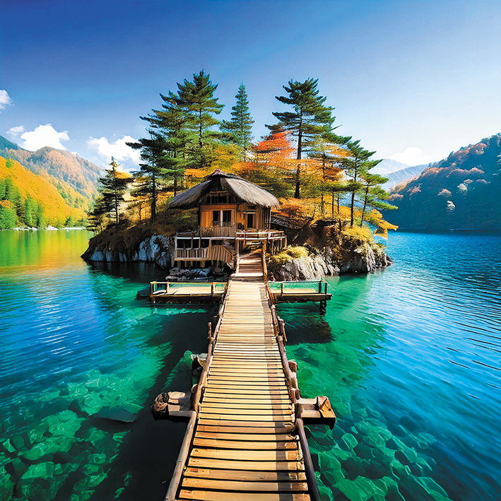 【予算縛りナシ】夢のプランを大公開　「湖の小島に建つ家」